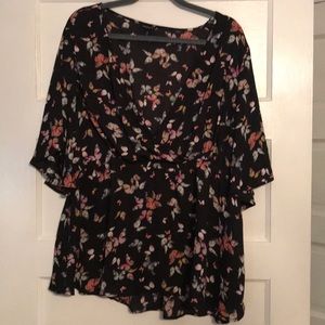 Blouse butterflies torrid